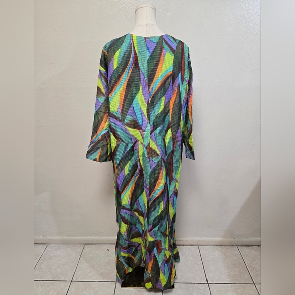 Marie Oliver Marlee Caftan Tropadelic NWT Size XL - Picture 7 of 10